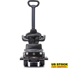 Stroller Ride-On Car Walking Car Kids Safe Fun Storage Music Steering Wheel New