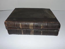 GENEALOGY CENTRAL NEW YORK VOLUMES II & III ONLY 1912 LEATHER HISTORY