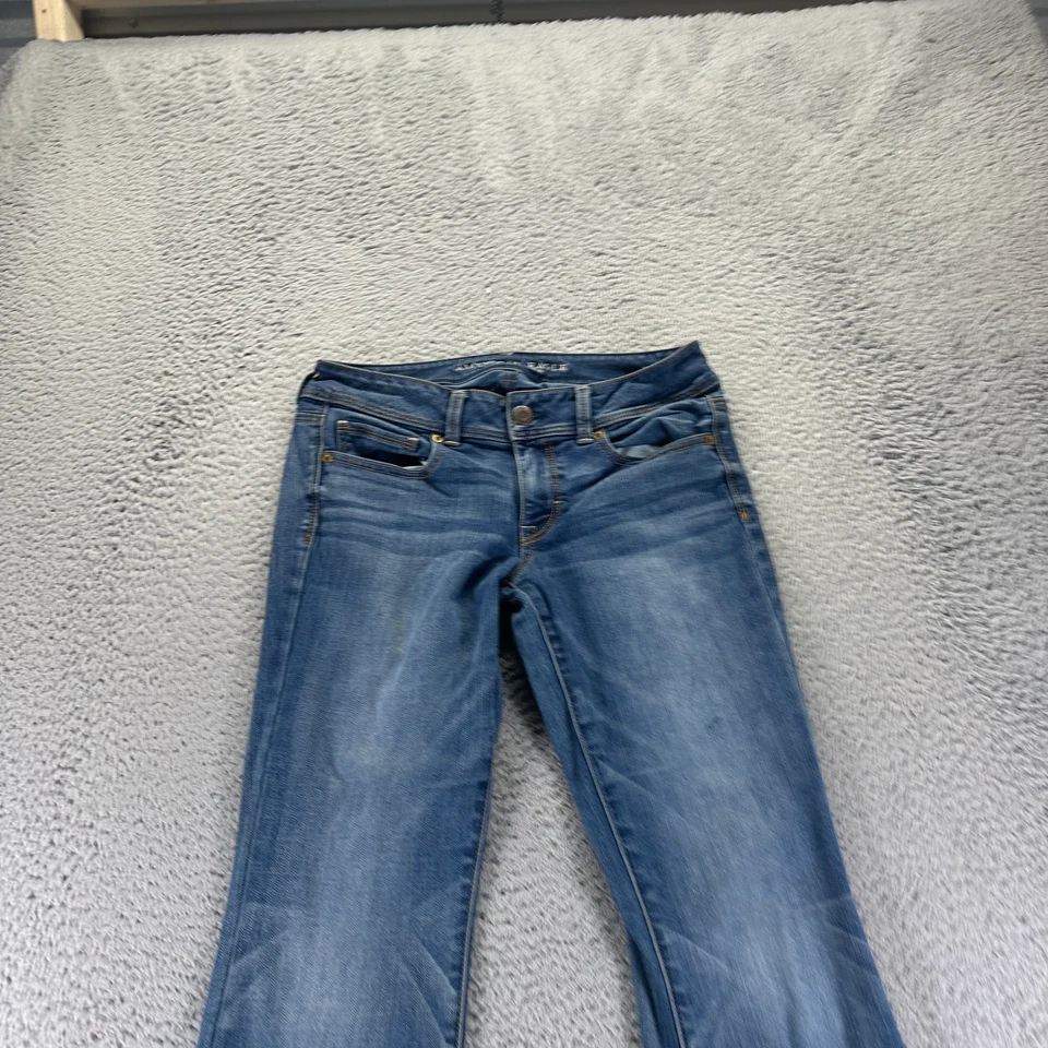 American Eagle Outfitters Jeans Women 8 Blue Cotton Denim Bootcut Casual Stretch - Image 2 of 4