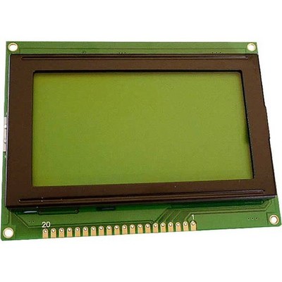 Elektronik DEM128064ASYH-LY LC Display Black Yellow-Green 128 x 64 Pixel