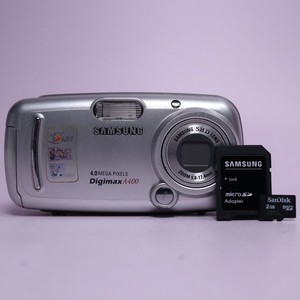 Samsung Digital Camera Digimax A400 4.0MP Silver Tested