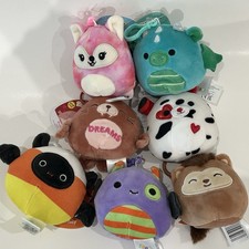 Squishmallows Halloween Clip On Keychain Plush Stuffed Animal Lot Set 7 New NWT