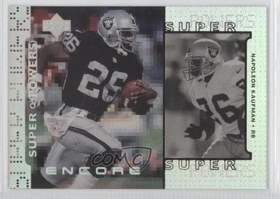 1998 Upper Deck Encore Super Powers Napoleon Kaufman #S2 0q5