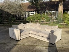 Grey mink Sofology Corner Sofa In Excellent Condition