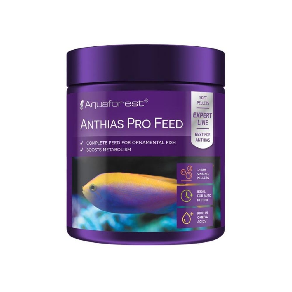 Aquaforest Anthias Feed S 1mm granuli affondanti per pesci carnivori