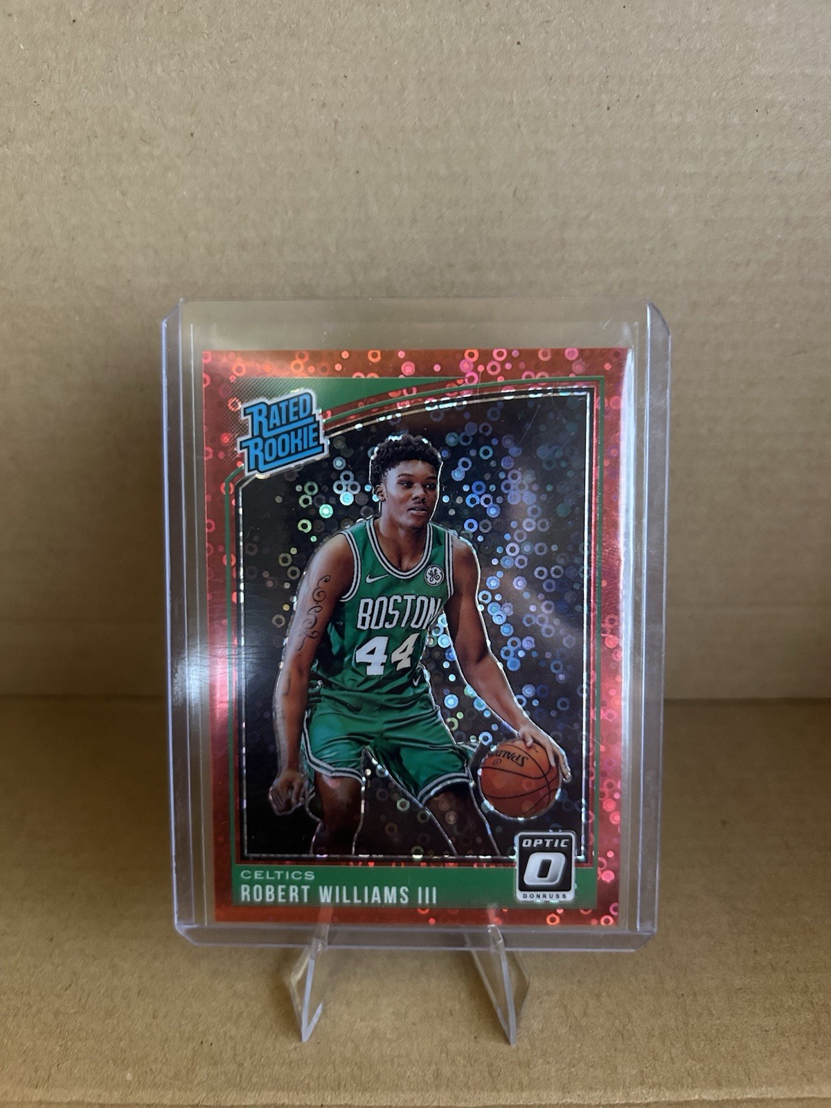 2018-19 Panini Donruss Optic Robert Williams III Rated Rookie Red Disco /85 #167