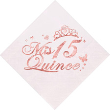 Mis Quince 15 Quinceanera Decorations, 15th Birthday Decorations for Girls Party