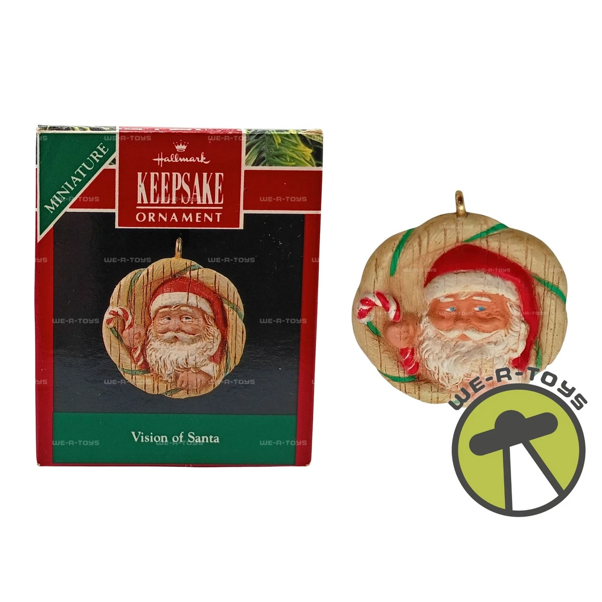 Santa 1990 Year Manufactured Collectible Holiday & Seasonal