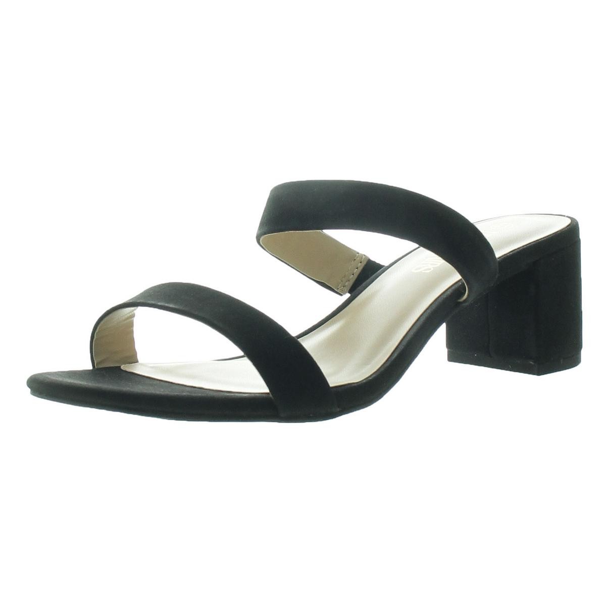 Женские черные туфли Dream Pairs на массивном блочном каблуке 8,5 см (B, M) BHFO 6470