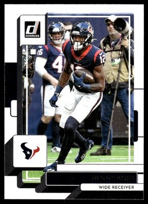 Nico Collins 2022 Donruss #40 Houston Texans READ FREE SHIPPING AutographDen