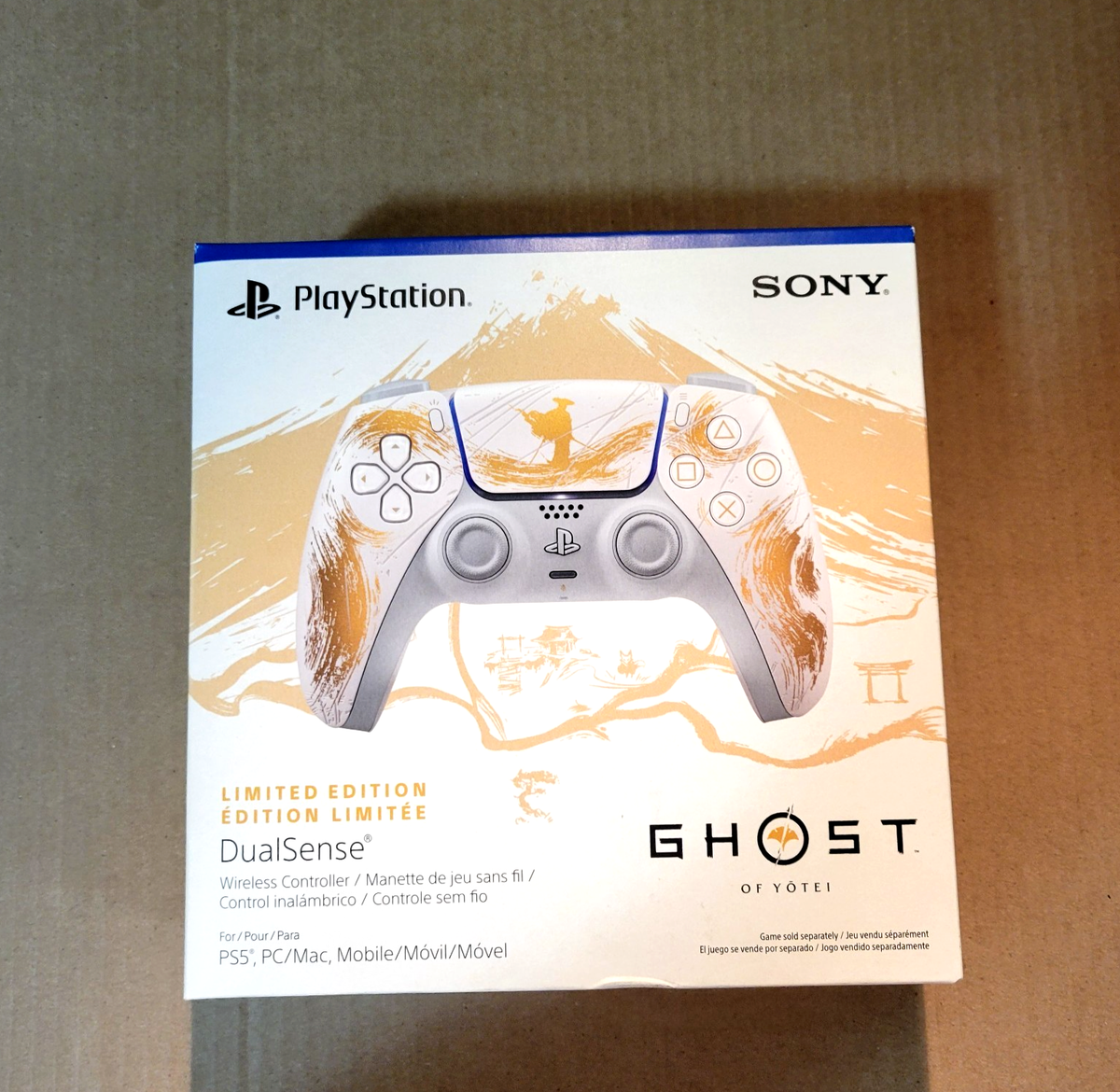 Ghost of Yotei Gold Limited Edition Dualsense Controller PS5