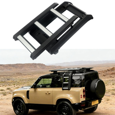 Multi Segment Folding Side Access Ladder Step Ladder Rack fit Defender 90 20-26