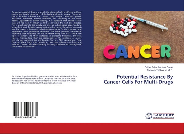 Potential Resistance By Cancer Cells For Multi-Drugs Daniel (U. A.) Taschenbuch-image
