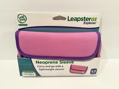 BRAND NEW Leap Frog Leapster GS Explorer Neoprene Sleeve Case Pink Purple