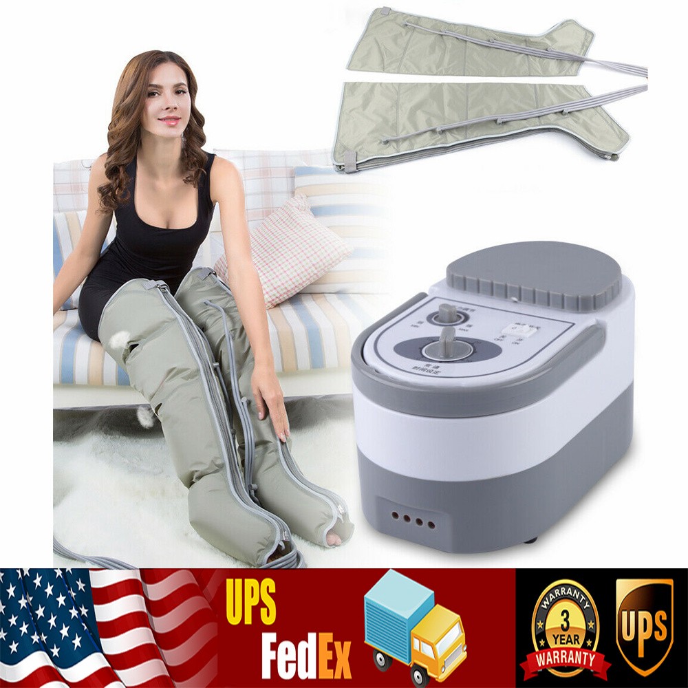 para recuperación de linfedema compresión neumática masajeador de piernas máquina bomba botas