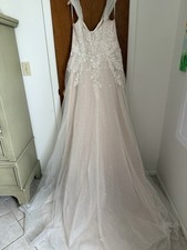 Gorgeous Off Shoulder Sparkling Wedding Bridal Gown Size 16w Plus Size