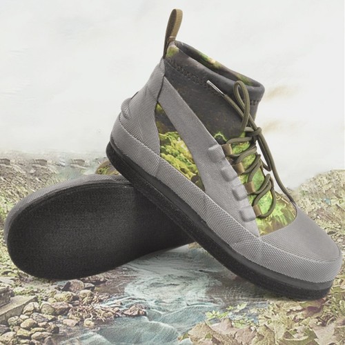Chaussures De Pêche De Roche Semelle En Feutre Néoprène
