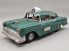 Vtg POLICE CAR Battery Operate Remote Control by Line MAR Toys Japan, No remote