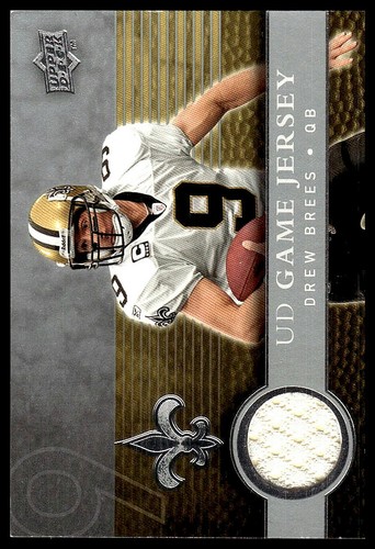 2008 Upper Deck / Drew Brees GAME-USED JERSEY PATCH