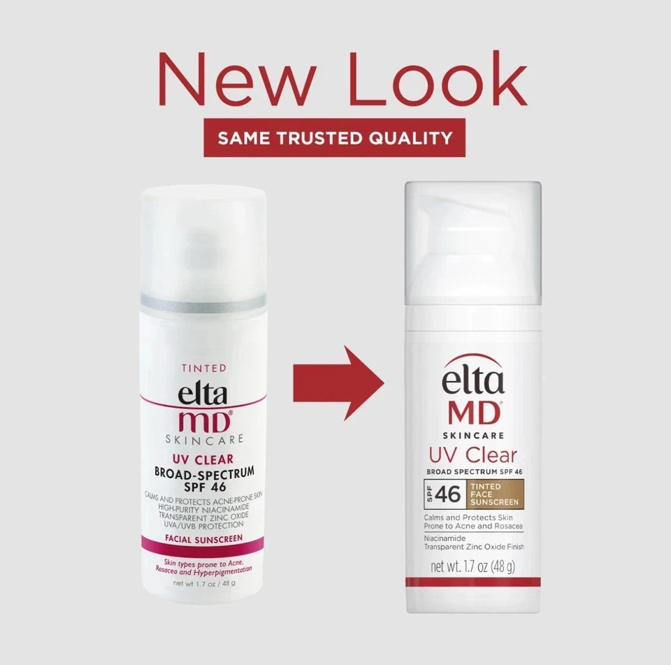 Elta MD UV Clear TINTED Facial Sunscreen SPF 46 1.7 oz New in Box - Exp 03/2027 - Image 3 of 4