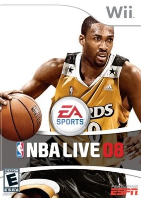 NBA Live 08 For Wii Basketball Very Good 9E