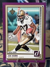 2025 Donruss #147 Joe Horn New Orleans Saints WR Purple Press Proof