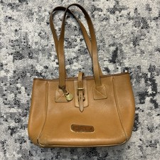 Vintage Dooney Bourke Leather Handbag Tote Bag Made In USA