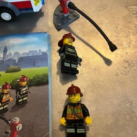 LEGO City Set 60002 Fire Truck with Minifigures & Instructions Complete