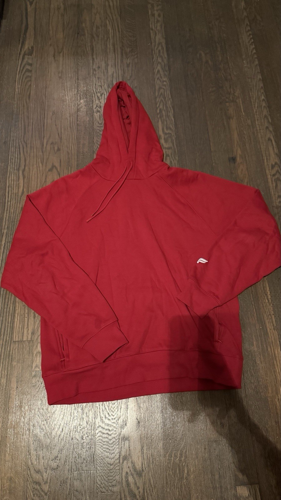 Fabletics Lightweight Athletic Fit Red Hoodie XL - image 1