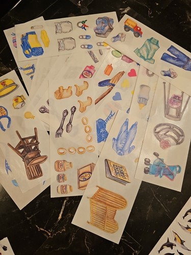 Huge Vintage lot Mrs. Grossman Sticker Sheets Hallmark Sandylion Various Themes - Picture 4 of 12