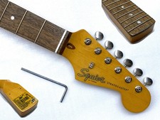 Original Fender Squier Strat Estilo Años 60 CABEZAL PEQUEÑO TINTADO Cuello Ambiente Clásico