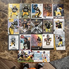 Topps Panini Pittsburgh Steelers 17 Card Lot Roethlisberger Woodson Harris Rook…