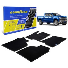 WaterTrap Floor Mats All Weather Liners for 19-26 Chevy Silverado 1500 Crew Cab