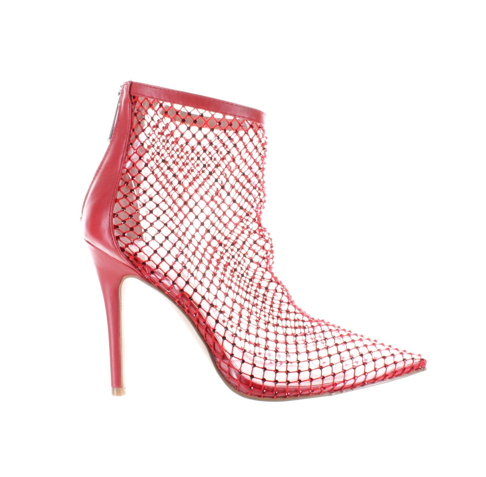 Charles David Womens Pursue Red Ankle Boots Size 7.5 (7731258)