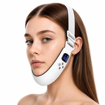 Electric Double Chin Remover & V-Face Slimming Machine, 6 Modes, 12 Intensity Le