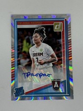 Te-Hina Paopao Rated Rookie Auto- 2025 Donruss WNBA - Holo Laser - #91