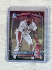2025 Bowman - Chrome Prospects Conrad Cason Gold Reptilian Refractor /50 (RC)