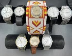 Timex Lot Of 8 Mens Vintage Wrist Watches Mechanical Quartz Analog Indiglo +