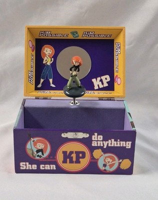 Kim Possible Musical Jewelry Box Plays Call Me Beep Me Y2K Disney Working