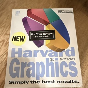 SPC Software Publishing Harvard Graphics 2.0 Windows Floppy Not for Resale
