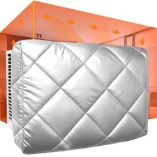 Anti-fall Thickened Window Air Conditioner Cover Inside  Silver  -