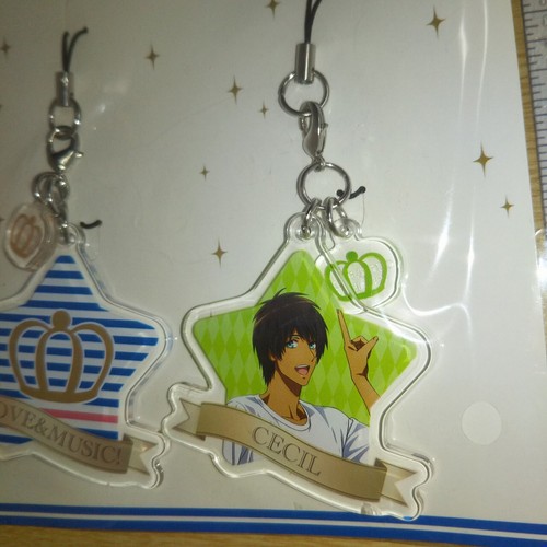 A48907 Uta no Prince sama Original Acrylic strap Camus , Logo , Aijima Cecil - Picture 2 of 4