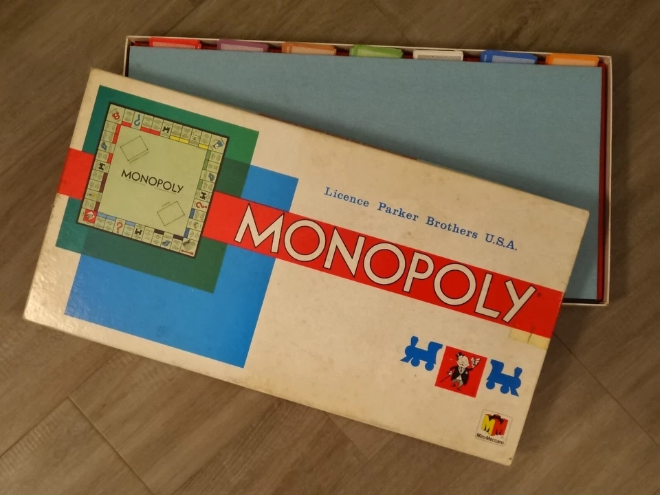 Jeu Monopoly Parker Brothers USA, en francs, Miro compagny Paris, vintage 60's - Photo 2/4
