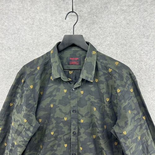 Jared Lang After Hours Shirt Mens Size Large Camouflage Long Sleeve Button Up - Picture 4 of 11