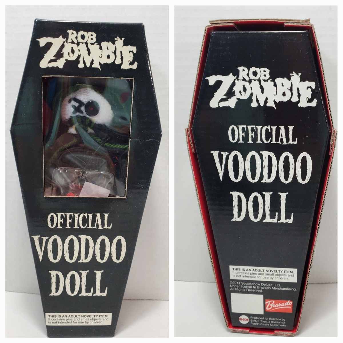 SF・ファンタジー・ホラー Rob Zombie OFFICIAL VOODOO DOLL RARE NEW 2011 Rob Zombie Official Voodoo Doll Adult Novelty Item