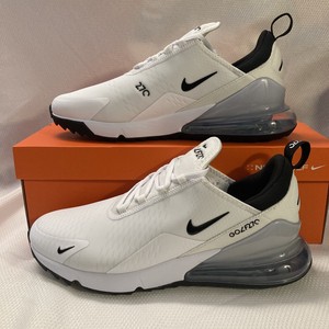 Nike Golf Air Max 270 G Tour Shoes CK6483 102 White Black Pure Platinum Sz 10 | eBay