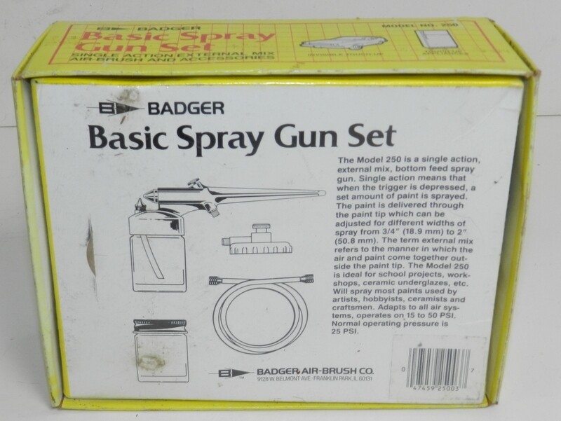 BNID Badger 250 Basic Spray Gun Set Airbrush Made in USA eBay