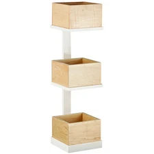 Cal-Mil Blonde 6 1/2" x 7" x 20 1/2" Three Tier Merchandiser WS-2112231815