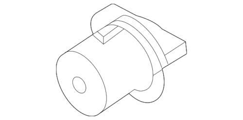Portalámpara de luz alta para Kia (N/P 92166-F1000)