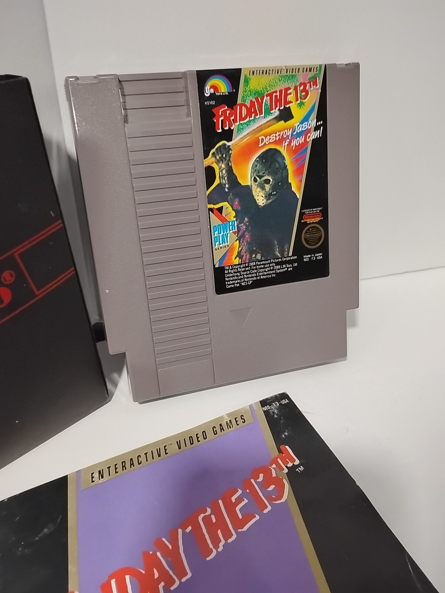Friday the 13th Nintendo NES Game With Original Sleeve | eBay